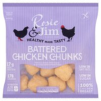 Rosie & Jim Battered Chicken Chunks 400g