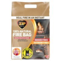 Zip 100% Natural Fire Bag