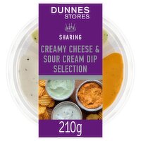 Dunnes Stores Sharing Creamy Cheese & Sour Cream Dip Selection 210g