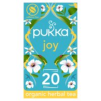 Pukka Organic Joy Herbal Tea 20 Home Compostable Tea Bags