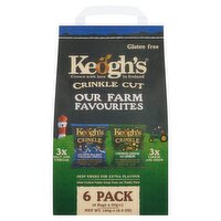 Keogh's Our Farm Favourites Crinkle Cut 6 x 30g (180g)