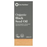 One Nutrition Organic Black Seed Oil 200ml