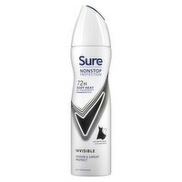 Sure Nonstop Protection Anti-Perspirant Aerosol Invisible Black & White 150 ml