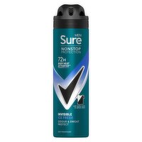 Sure Men Nonstop Protection Anti-Perspirant Aerosol Invisible Ice Fresh 150 ml 