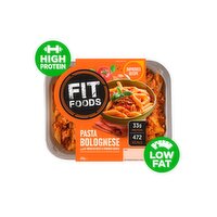 Fit Foods Pasta Bolognese with Minced Beef & Tomato Sauce 400g