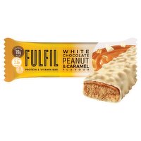 Fulfil White Chocolate Peanut & Caramel Flavour Protein & Vitamin Bar 55g