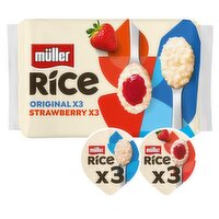 Muller Rice Strawberry & Original Low Fat Desserts