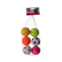 Bag of Dog Toy Rubber Balls -6 balls