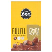 Fulfil Chocolate Hazelnut Whip Flavour Vitamin & Protein Bar 15 x 55g (825g)