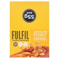 Fulfil Chocolate Peanut Caramel Flavour Vitamin & Protein Bar 15 x 55g (825g)