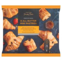 Dunnes Stores Simply Better French Made 8 All Butter Mini Pastries 220g