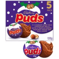 Cadbury Dairy Milk Chocolate Christmas Puds Multipack 175g (5 x 35g)