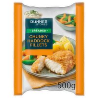 Dunnes Stores Breaded Chunky Haddock Fillets 500g