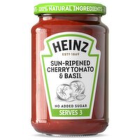 Heinz Sun-Ripened Cherry Tomato And Basil Pasta Sauce 350G