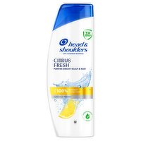 Head & Shoulders Citrus Fresh Anti-Dandruff Shampoo 400ml.Works against Oil and Itch