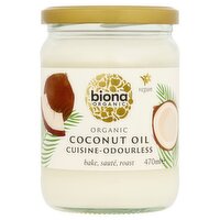 Biona Organic Coconut Oil Cuisine-Odourless 470ml