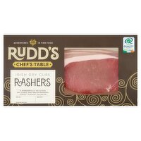 Rudd's Chef's Table 6 Irish Dry Cure Rashers 200g
