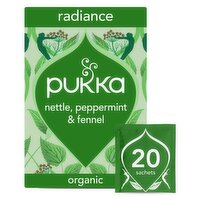 Pukka Organic Radiance Tea 20 Home Compostable Herbal Tea Bags