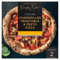 Dunnes Stores Simply Better Italian Chargrilled Vegetable & Pesto Pizza 545g