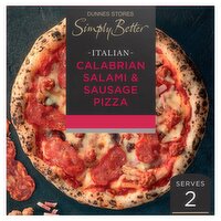 Dunnes Stores Simply Better Italian Calabrian Salami & Sausage Pizza 510g