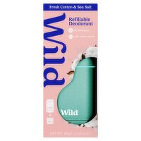 Wild Refillable, Natural Deodorant 40g