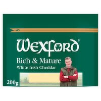 Wexford Rich & Mature White Irish Cheddar 200g