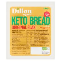 Dillon Organic Original Flax Keto Bread 250g