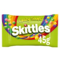 Skittles Sours Sweets Bag 45g
