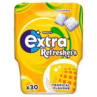 Extra Refreshers Tropical Sugar Free Chewing Gum x30 Pieces