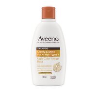 Aveeno Clarify and Shine Apple Cider Vinegar Soothing Shampoo 300ml