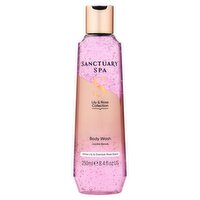 Sanctuary Spa Lily & Rose Collection Body Wash Jojoba Beads 250ml