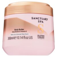 Sanctuary Spa Lily & Rose Collection Body Butter Shea Butter & Vitamin E 300ml