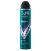 Sure Men Nonstop Protection Active Dry Anti-Perspirant Aerosol 250 ml