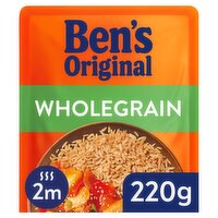 Bens Original Wholegrain Microwave Rice 220g