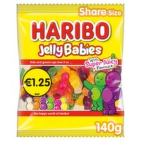HARIBO Jelly Babies Sweets Sharing Bag 140g