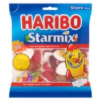 HARIBO Starmix Fruit & Cola Flavour Jelly & Foam Sweets Sharing Bag 140g