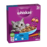 WHISKAS 1+ Dry TUNA Cat Food 800g
