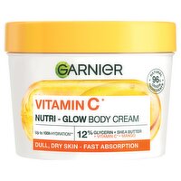 Garnier Vitamin C* Nutri – Glow Body Cream, 380ml