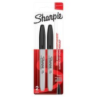 Milan Sharpie Perm Marker Black 2 Pack