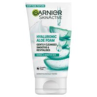 Garnier SkinActive Hyaluronic Aloe Whip Foam Cleanser, 150ml