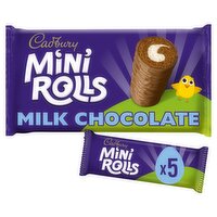 Cadbury Mini Rolls Milk Chocolate Cakes 5 Pack