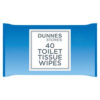 Dunnes Stores 40 Toilet Tissue Wipes