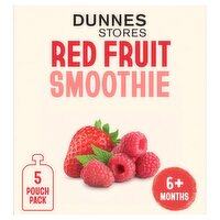 Dunnes Stores Red Fruit Smoothie 6+ Months 5 x 90g (450g)