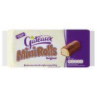 Gateaux Mini Rolls Original 6 x 37g (222g)