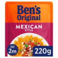 Bens Original Mexican Style Microwave Rice 220g