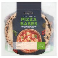 Dunnes Stores Simply Better Stonebaked Pizza Bases (2 x 220g) 440g