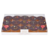 Fiona Cairns 15 Chocolate Happy Birthday Fairy Cakes