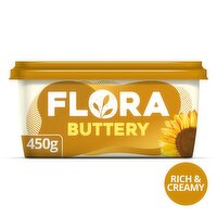Flora Buttery Butter Alternative With Natural Ingredients 450g