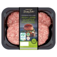 Dunnes Stores Simply Better Connemara Hill Lamb Irish Lamb Quarter Pounders 454g