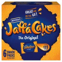 McVitie's Jaffa Cakes Original Chocolate Biscuits Snack Pack 6 x 3 Cakes, 198g